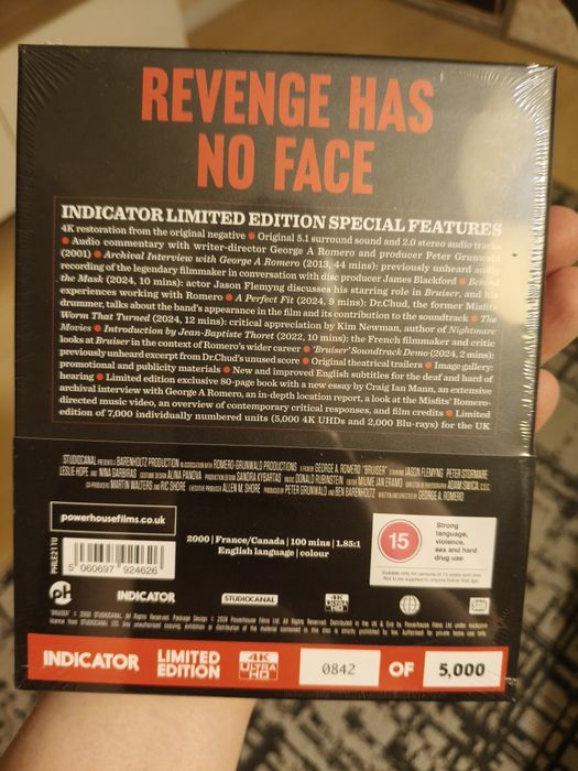 Bruiser 4 UHD Bku ray, Вышибала, George Romero, Indicator.