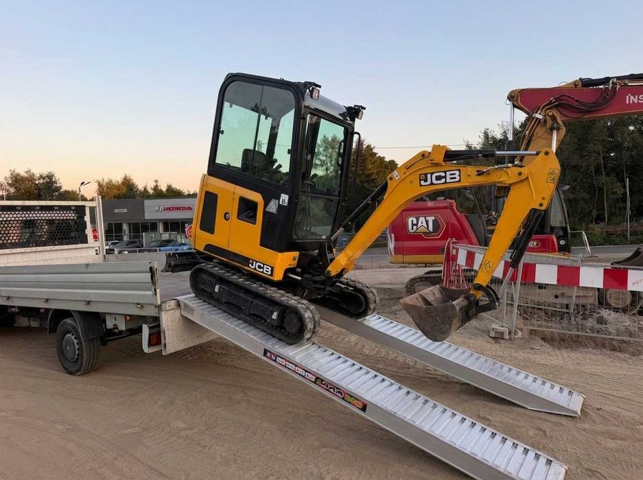 Najazdy Samochodowe Aluminiowe do Lawety, Transportu Samochodów, Koparek, Włoskie Aluminium i Certyfikat CE, Wysyłka Cała Polska, FV i GWARANCJA