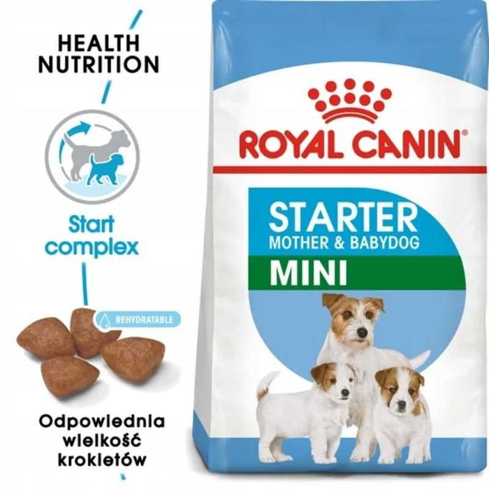Royal Canin Mini Starter Mother & Babydog 4kg karma na wagę + gratis