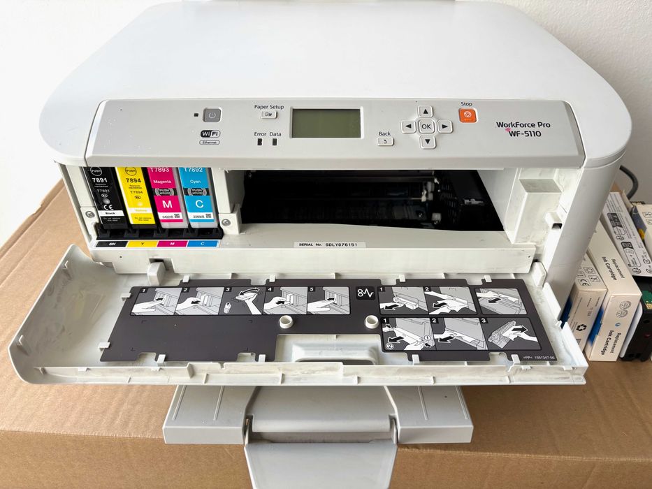 Impressora Epson WorkForce Pro WF-5110 + tinteiros incluídos