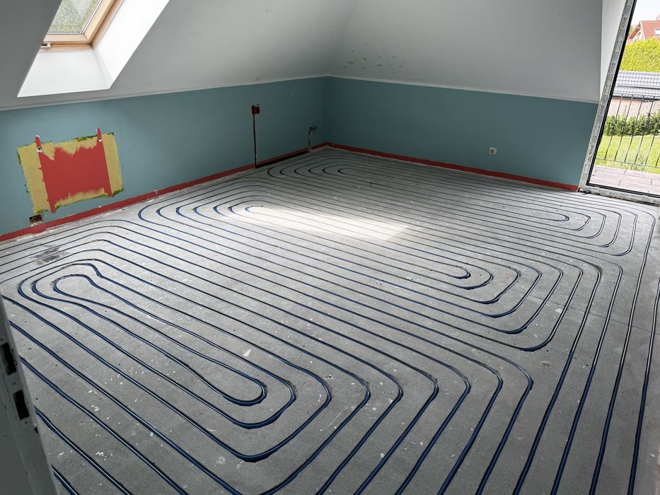 Frezowanie w posadzkach pod ogrzewanie podłogowe