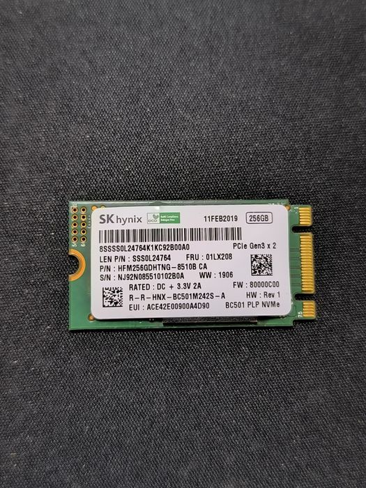 Disco SSD M2 256GB em bom estado