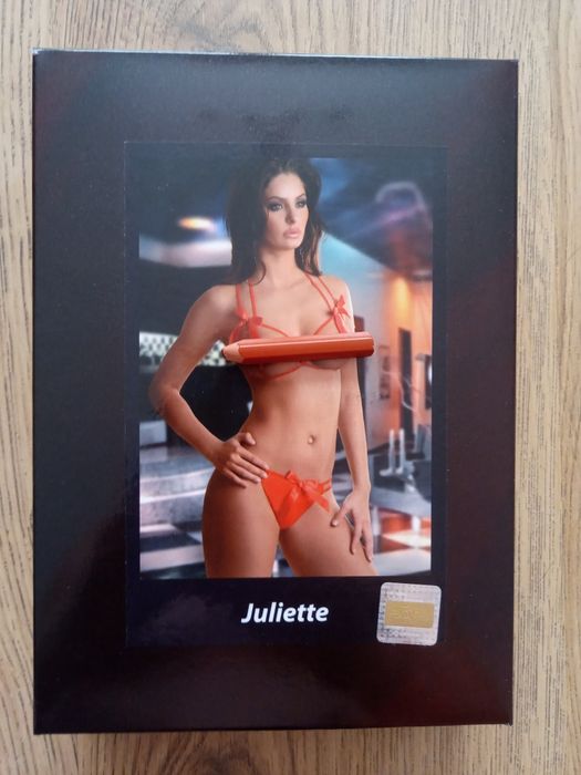 IStanik ze stringami Juliette Beauty Night S/M czerwony