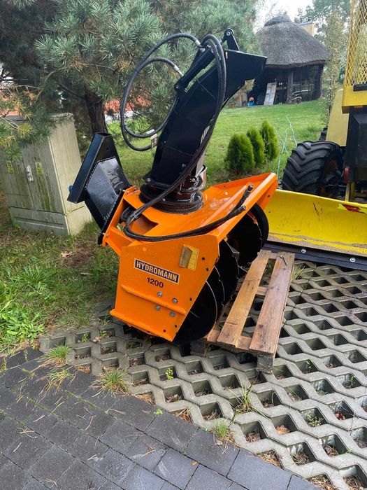 Pług wirnikowy dmuchawa do śniegu odśnieżarka Hydromann 1200 Kubota