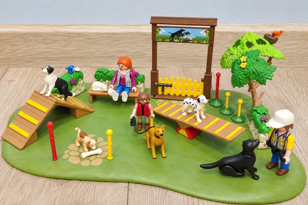 Playmobil 6145 Szkoła dla psów – duży zestaw + pudełko