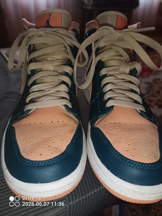 Buty Jordan 1 Mid Dark Teal