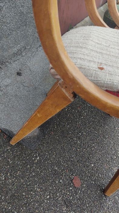 4 дерев'яні стільці Югославія Bobik Florian 60 роки, під реставрацію