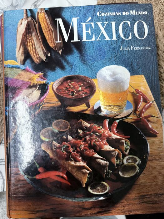 Coleçao de livros culinaria pelo mundo