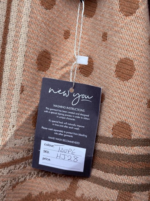 Szal kaszmirowy brżowy cashmere shawl