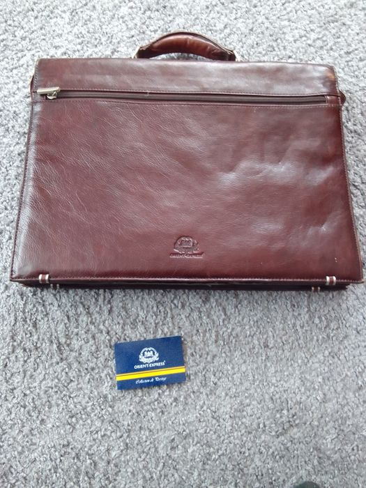 Orient Express Teczka nowa skórzana