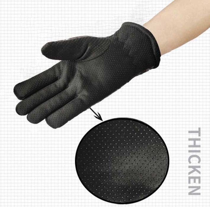 Зимние с МЕХОМ вело-лыжные-спортивные перчатки ветрозащита/от воды