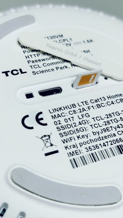 Router 600MB/s na kartę SIM LTE 4G  modem do laptopa domowy internet