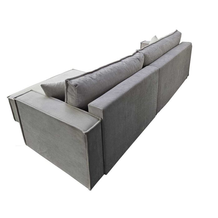 Narożnik Rogówka sztruksowa NOCA 270x143 Funkcja spania i pojemnik