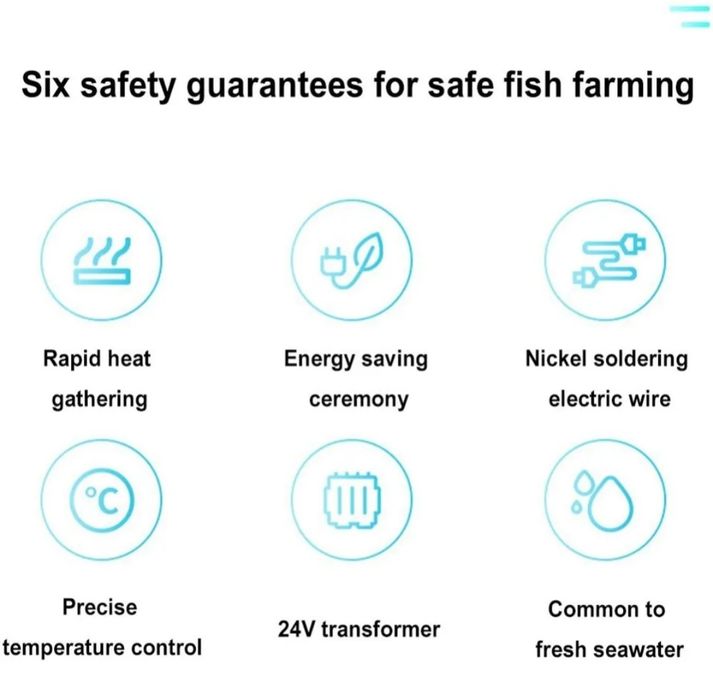 Termóstato para aquários até 2 lt de grande precisão. 5w