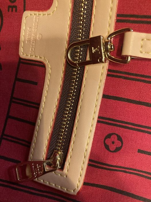 Louis Vuitton Neverfull MM – klasyk piekna brązowa z beżowymi wstawkam