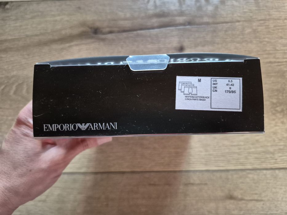 Bokserki Męskie 3pak Emporio Armani M