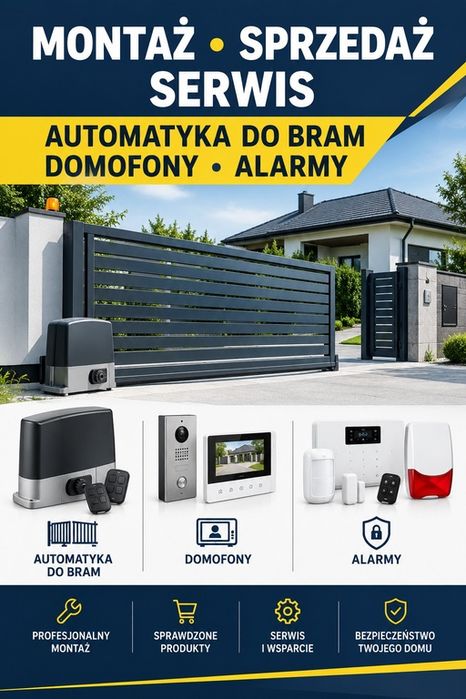 Automatyka do bram serwis montaż sprzedaż