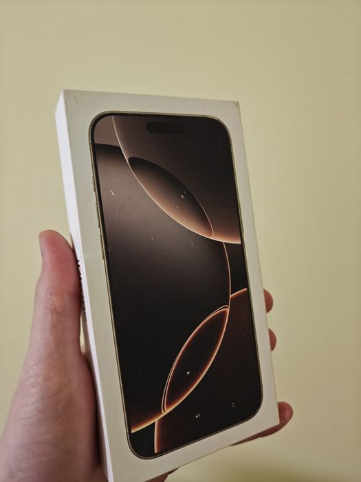 iPhone 16 pro max 256 gb desert titanium