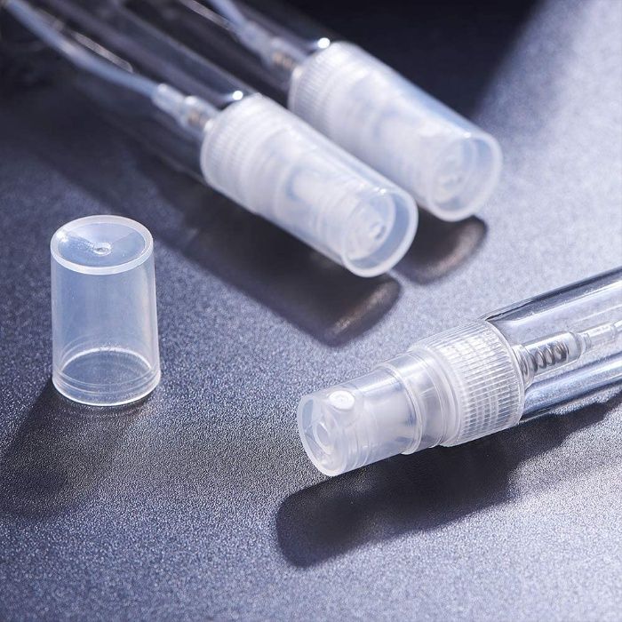 Atomizador Vidro transparente reciclável 10ml Spray Óleo Perfume