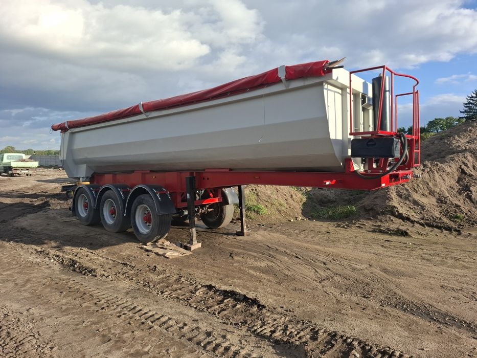 Reisch Stalowa wywrotka 25m3 wanna,  nacsepa
