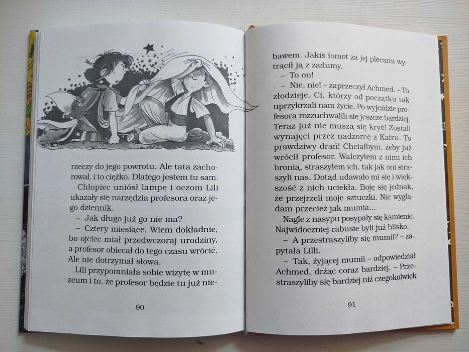 Książki z serii o przygodach Lili Tajemnica piramidy,  Obłaskawić smok