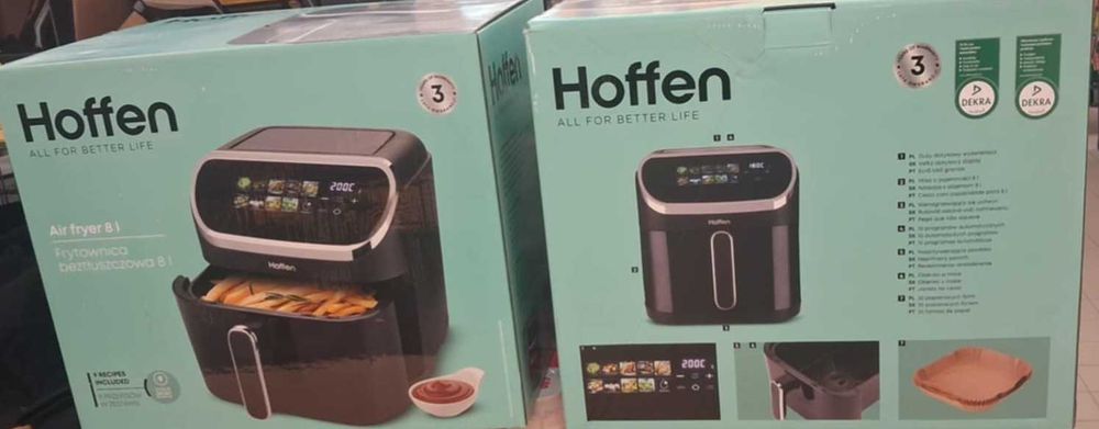 Air Fryer 8 litrów Nowy Frytkownica bez tłuszczu Hoffen