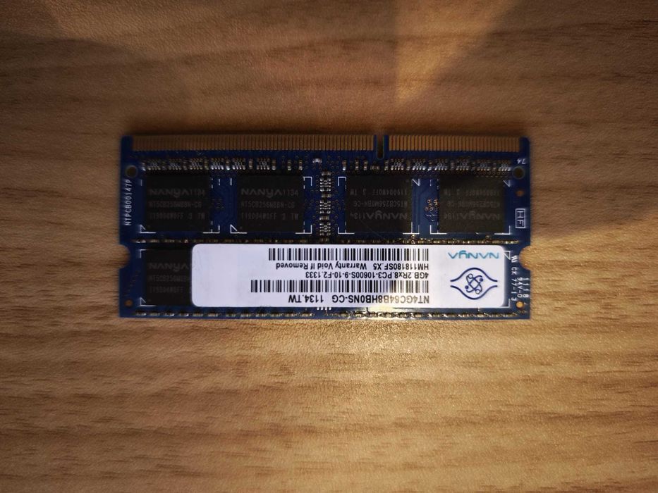 Pamięć RAM DDR3 Nanya NT4GC64B8HB0NS-CG 4 GB 1333Mhz