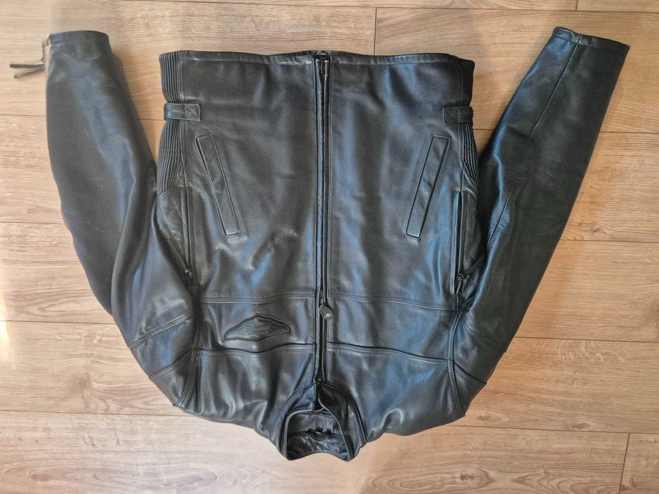 Casaco pele Harley Davidson tamanho L