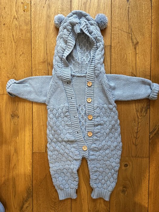 Комбінезон дитячий теплий в’язаний