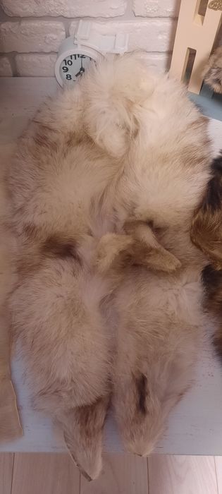 Воротник нат мех чернобурка