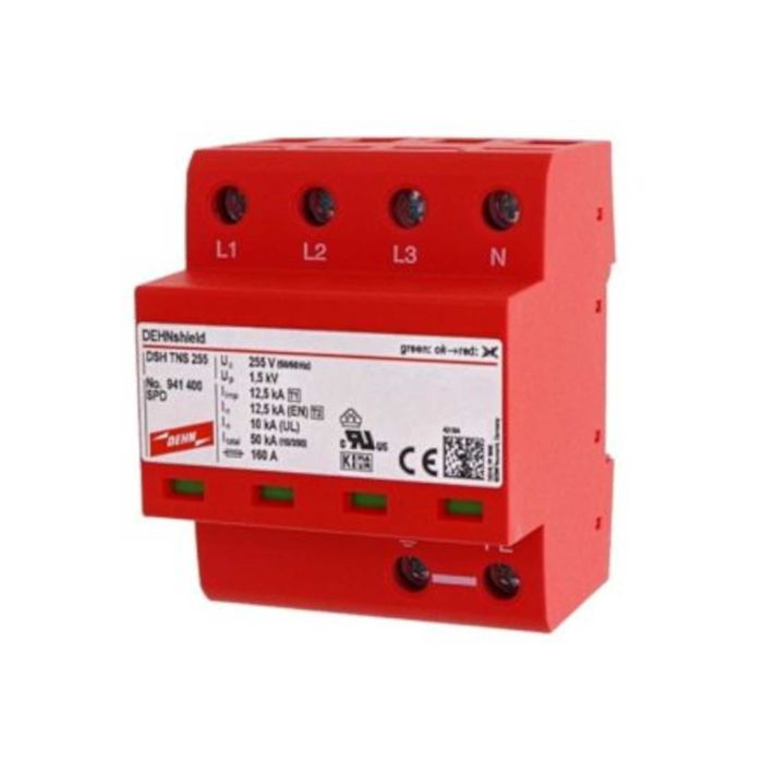 Ogranicznik przepięć AC DEHN T1+T2 4P 12,5kA 941400