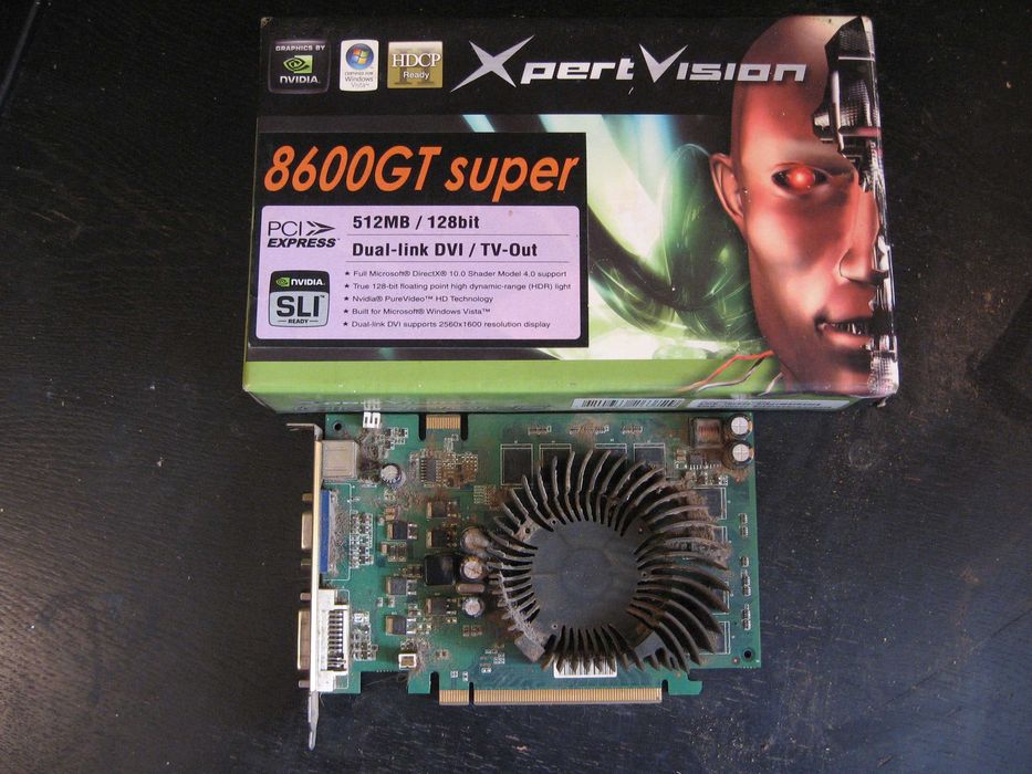 Видеокарта NVIDEA 8600GT Super