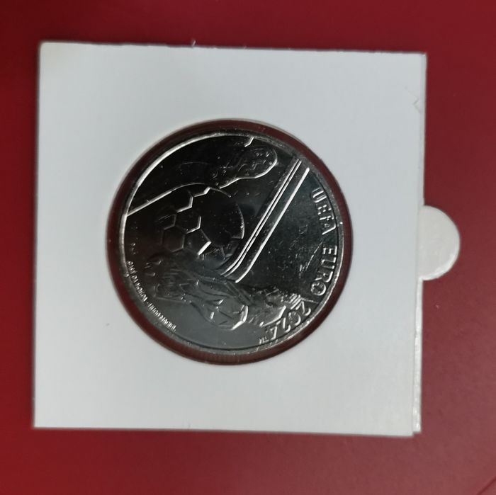 Moeda comemorativa 5€ - "UEFA - EURO 2024"