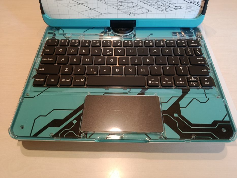 Чехол со встроенной беспроводной клавиатурой GUSGU для iPad Air 11" и iPad Pro 11"