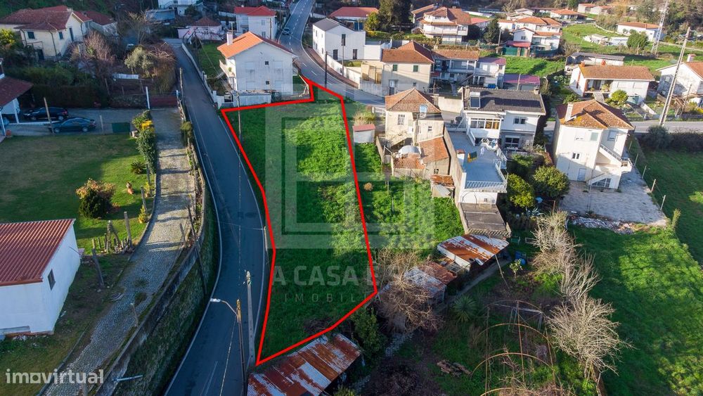 Terreno urbano em zona tranquila de Fiães, S.M.F.