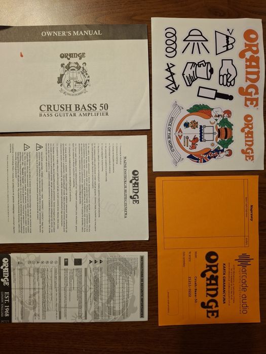 Orange crush bass 50W