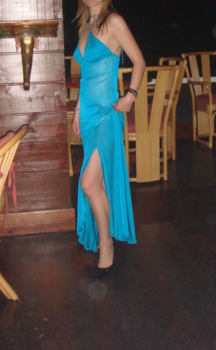 Vestido azul vibrante - Fátima Lopes - S