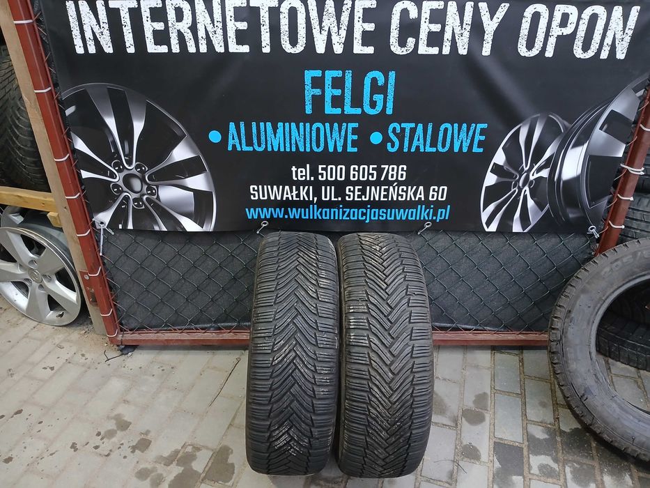 2x używane opony zimowe 205/55 R17 Michelin 2020 r Gwarancja Montaż
