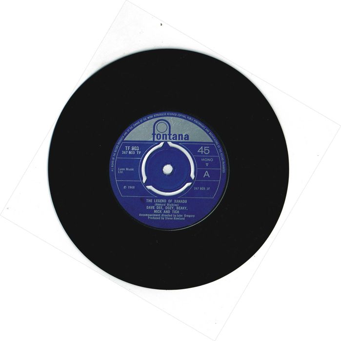 dave dee dozy beaky mick and tich the legend of xanadu 1968- 45 rpm -