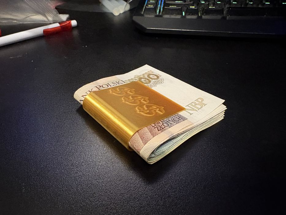 Klips na na banknoty Druk 3D Duży
