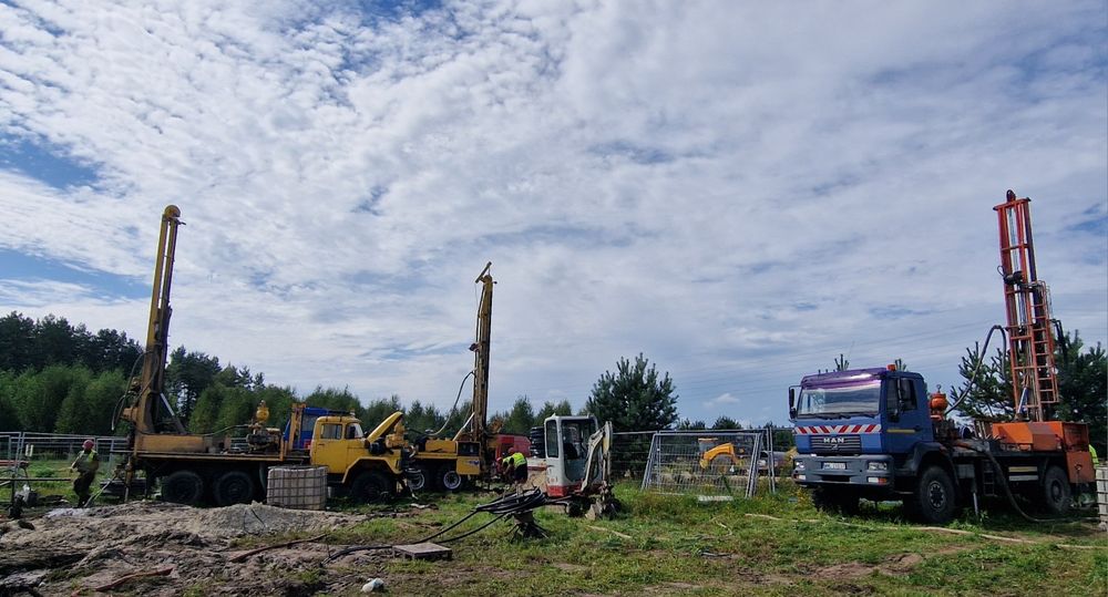Wiercenie studni, studnie głebinowe, Odwierty pod pompy ciepla
