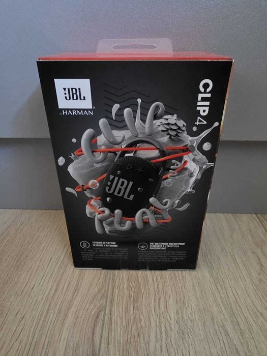 JBL Clip 4 Czarny Głośnik mobilny