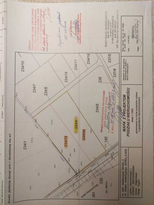 Działka Trygort Zwierzyniecki Róg