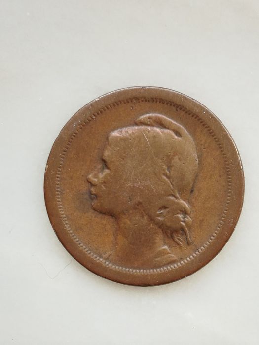 Moeda antiga de 10 centavos da república portuguesa do ano 1925 , rara