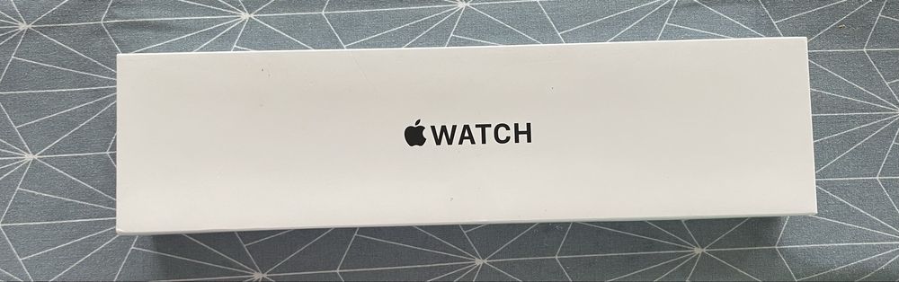 Apple Watch SE Silver Aluminum Case Abyss Blue Sport Band 40MM