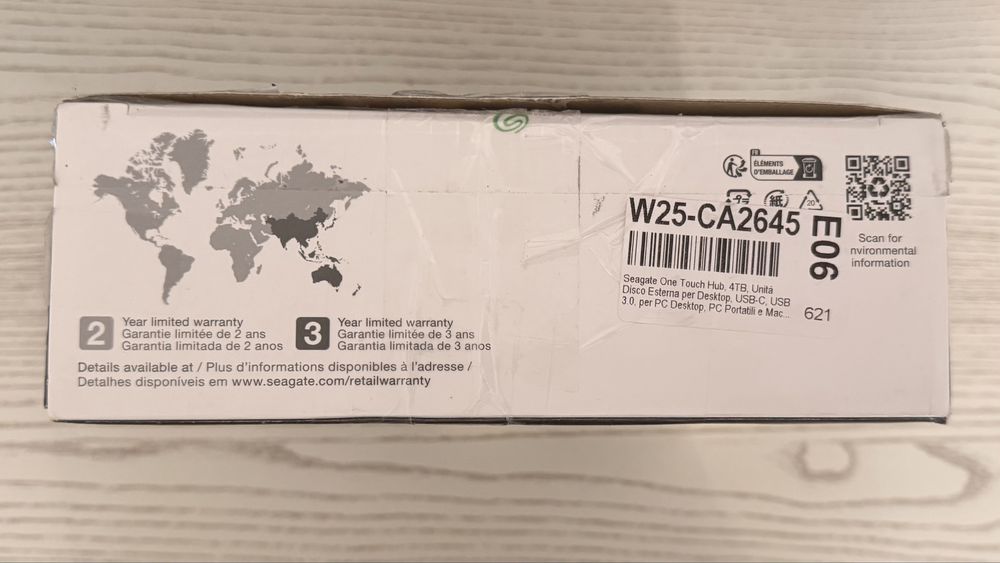 Seagate One Touch Hub 4TB STLC4000400 зовнішній HDD USB-C, новий