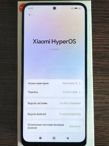 Телефон Xiaomi Redmi Note 12 4/128gb
