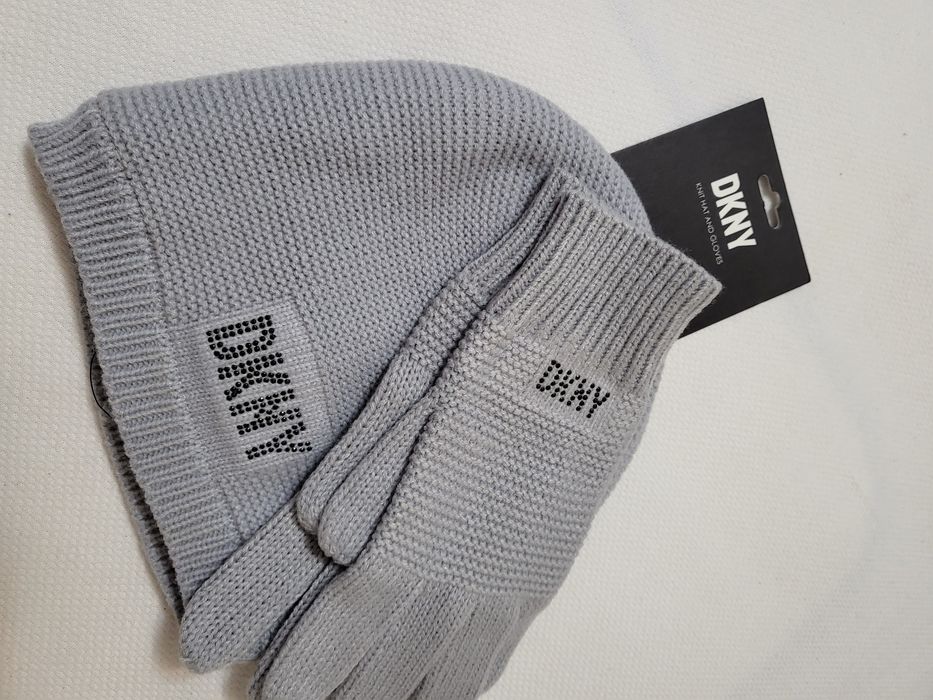 DKNY шапка,рукавичкі DKNY, набір DKNY, комплект DKNY