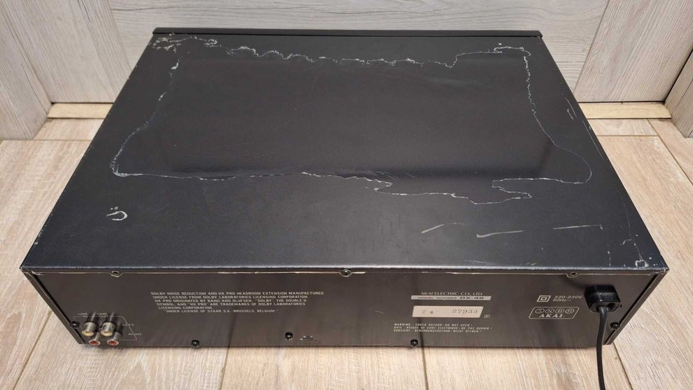 Odtwarzacz Magnetofonowy AKAI DX-49 ! CZARNY ! IDEALNY STAN! Okazja
