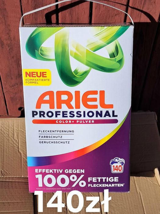 Niemiecki Proszek do Prania Koloru Ariel 140 Pran